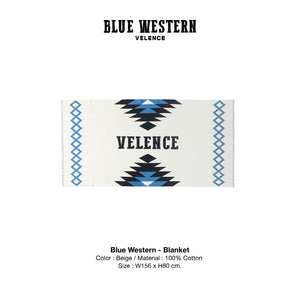 Blanket 'Blue Western'