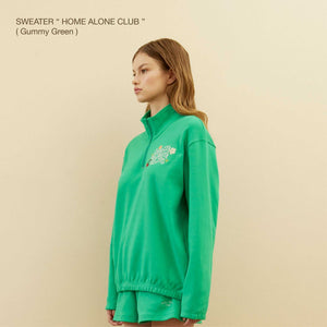 SWEATER HOME ALONE CLUB (Gummy Green)