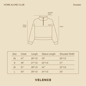 SWEATER HOME ALONE CLUB (Candy Pink)