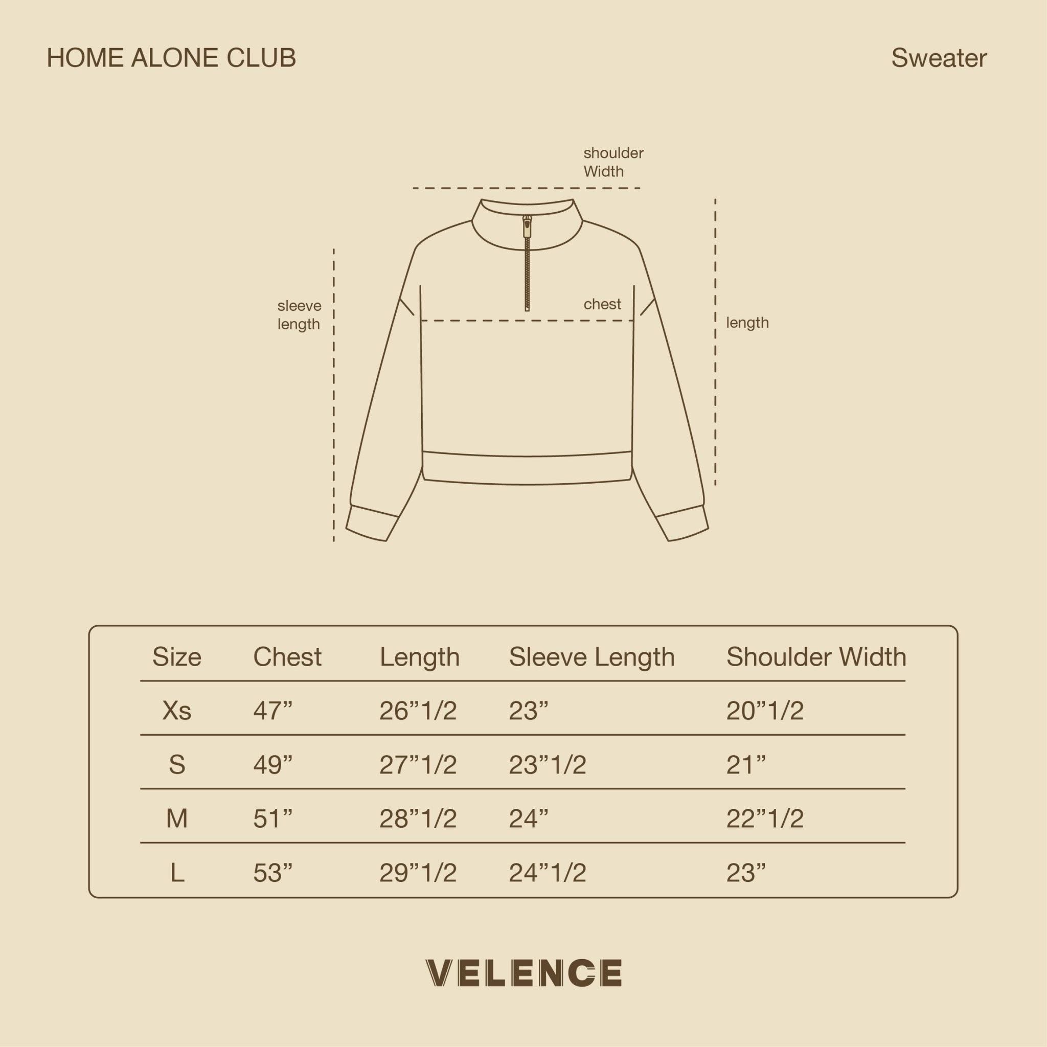 SWEATER HOME ALONE CLUB (Gummy Green)