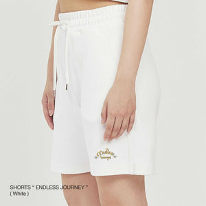 White Shorts `ENDLESS JOURNEY`