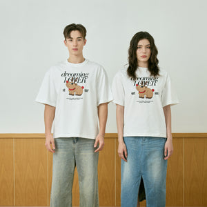 Offwhite T-Shirt 'Wake Up Later'