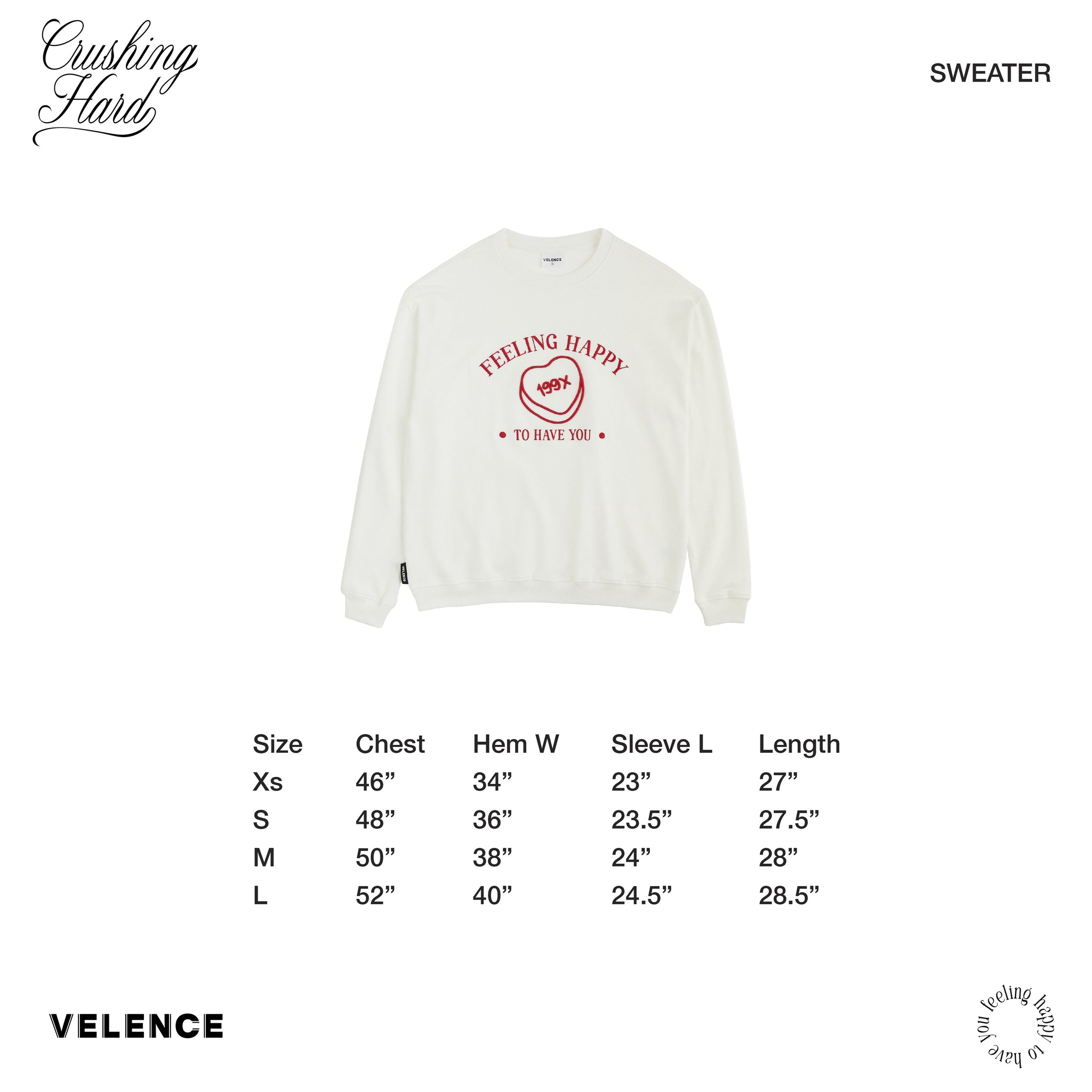 Off White Sweater 'Crushing Hard'
